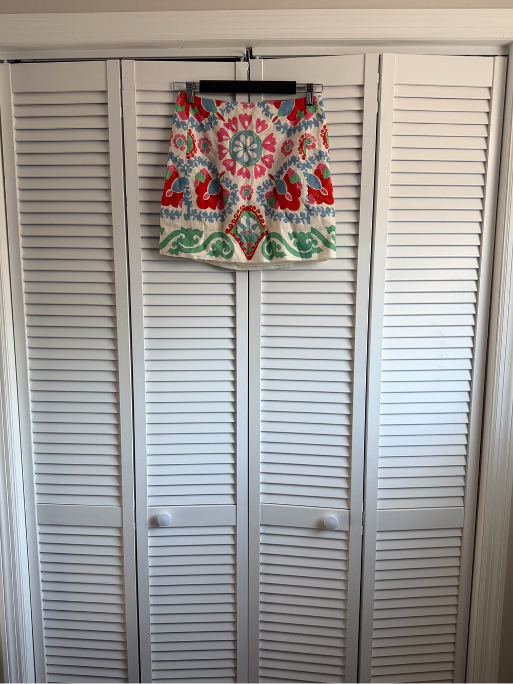 SEZANE Malia Skirt in Multicolor Print